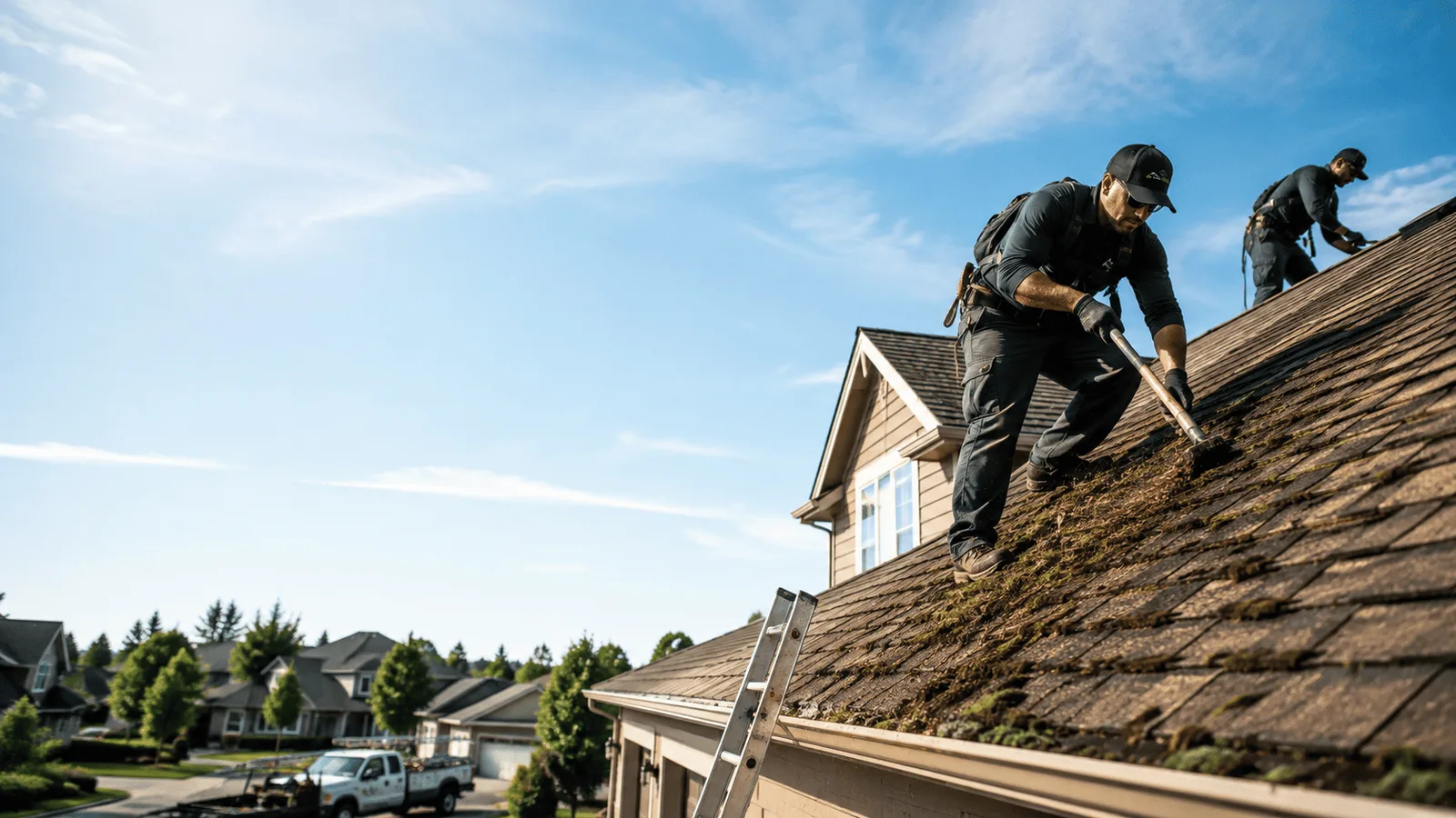 Roof Moss Removal in Chaplin, CT near me